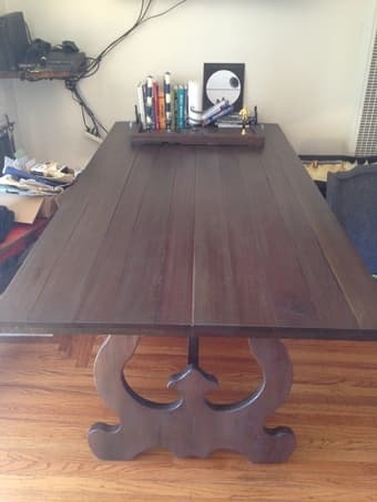 Rustic Wood Dining Table - Rectangular - Great Design / Farm Table 2