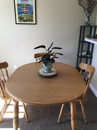 Kitchen table and chairs 1