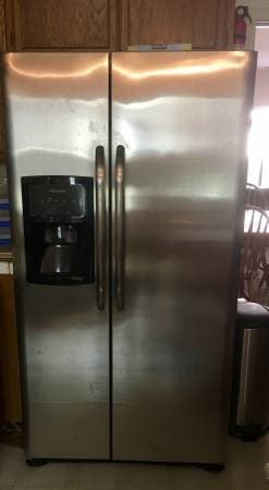 GE double door fridge/refrigerator & portable dishwasher 2