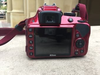 Nikon D3300 DSLR w/  18-55mm vibration reduction lens 2