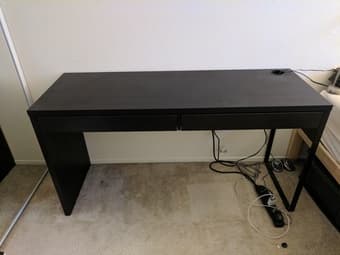 Selling black IKEA Micke desk 1