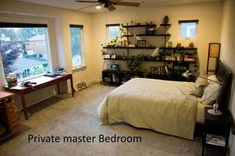 $2600 / 2100ft2 - Master bedroom with private bath for rent in 3 bed 1