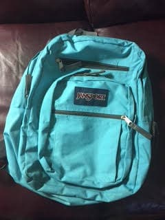 Electric blue JANSPORT BACKPACK 1