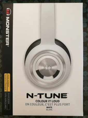 BNIB Monster N-Tune NTune On-Ear Noise Isolation Headphones (White) 1