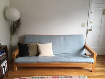 Wood futon frame 1