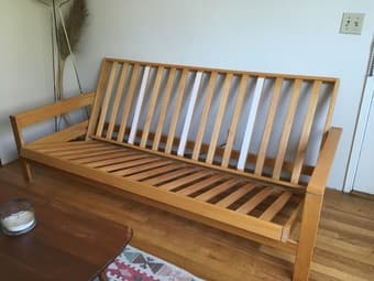 Wood futon frame 2