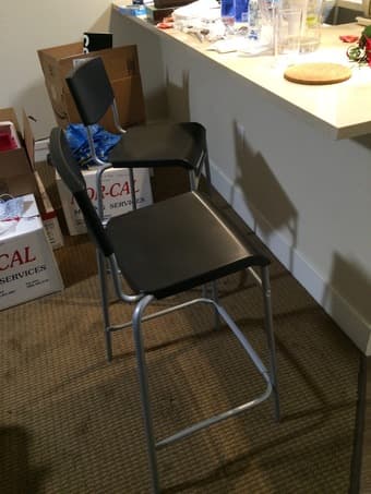 2 Ikea Stig bar stools for sale in like new condition ($10 each!) 1