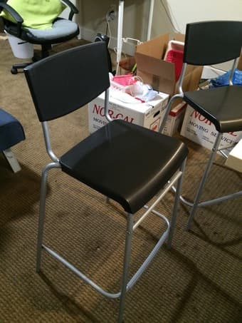 2 Ikea Stig bar stools for sale in like new condition ($10 each!) 2