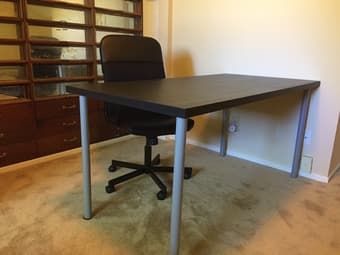Room Furnitures - Bed, Mattress, Desk, Chair and Side Table with Light 2