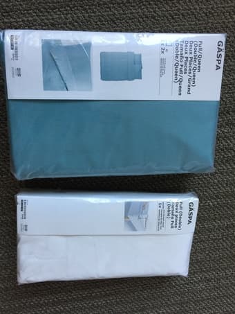 IKEA GÄSPA duvet cover, pillowcases and bed sheet (new, unopened) 1