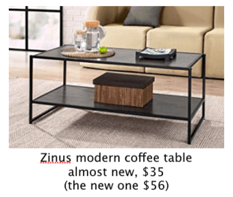 sale: sofa bed and coffe table 2