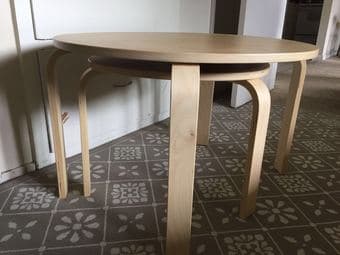 IKEA SVALSTA nesting table 2 sets 1