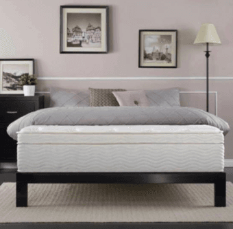 Full size mattress and foldable frame set 2