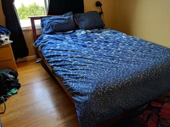 Bed Set + Queen Mattress + Frame 1