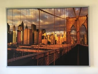 Beautiful Brooklyn Bridge large, heavy print 1