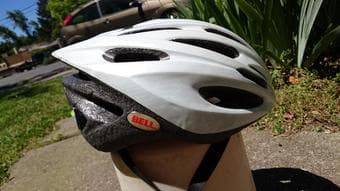 Bell helmet, white 1