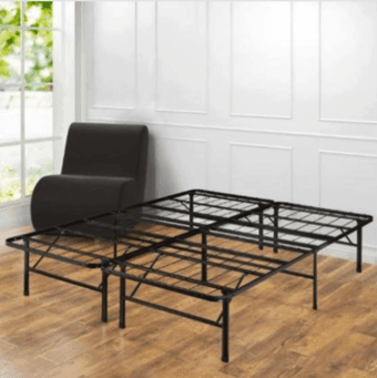 Full size mattress and foldable frame set 2