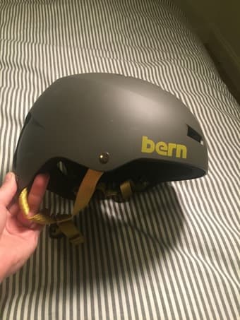 Kryptonics Mini Longboard ($25 OBO) and Bern Skateboard Helmet ($20) 1