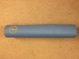 Blue yoga mat 5mm 1