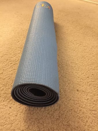Blue yoga mat 5mm 2