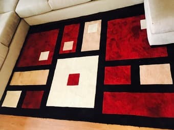 Lovely living and dining room set, rug 2