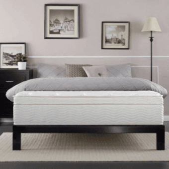 Full size mattress and foldable frame set 1