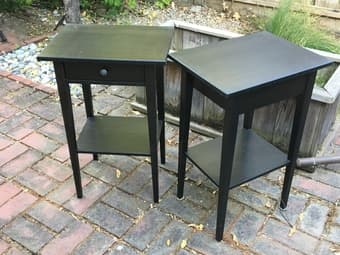 Ikea - 2 end tables/nightstands, 1 shoe cabinet. Email this week! 1