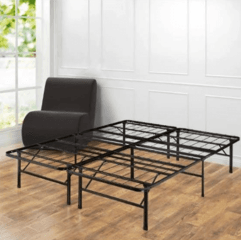 Full size mattress and foldable frame set 3