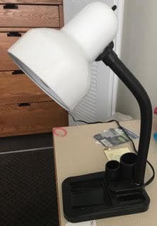 Lamp with penholders 1