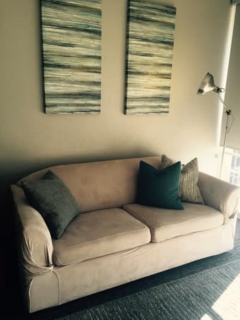 LOVE SEAT COVER COLOR BEIGE 2