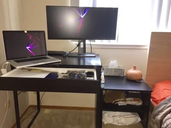 LIKE NEW QUEEN SIZED IKEA MATTRESS/BEDFRAME/DESK/NIGHTSTAND/CHAIR 3