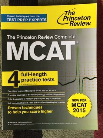 MCAT Review - includes all sections and 4 practice tests! 1