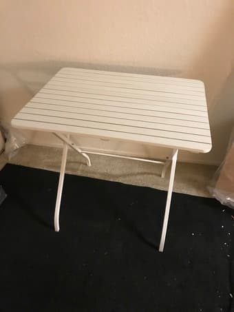 Small indoor/outdoor table and floor lamp - must go by 6/1 1