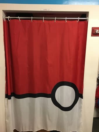 Shower Curtain and Rod 1