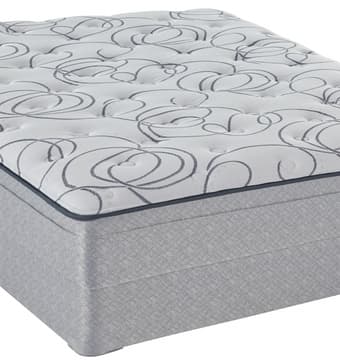 KING platform bed + mattress 2