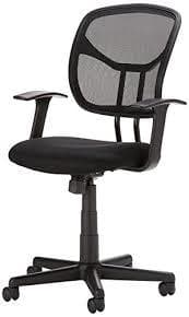 Tempered glass computer desk + office chair 2