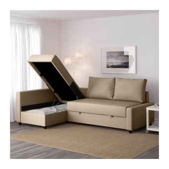 REDUCED PRICE - IKEA Friheten storage sleeper sofa 3