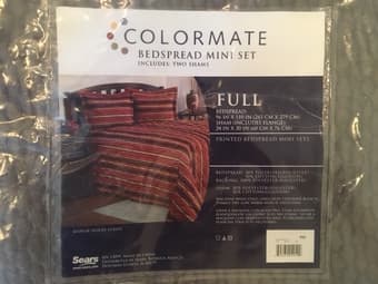 Bedspread Mini Set (blanket + 2 pillow shams) - full size 1