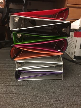 11 binders in great condition 1