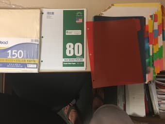 55 binder dividers and loose leaf 1