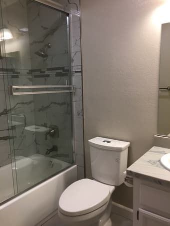 1 bedroom in 2 bedroom, 2 bathroom condo 2