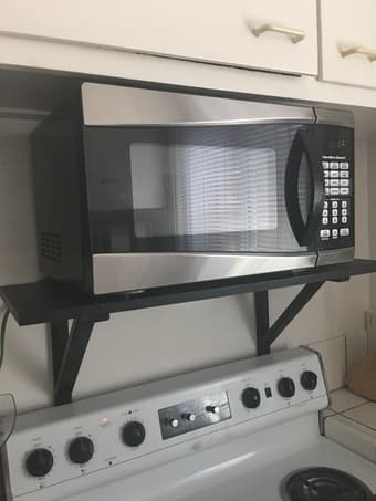 Black Ikea shelf 1