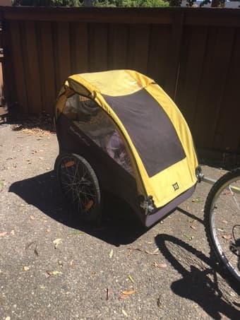 Burley Bee double bike trailer 1