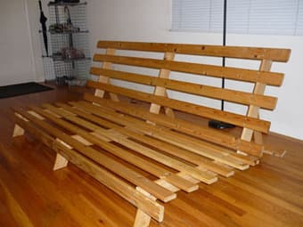 Full Size IKEA Wooden Futon Bed/Sofa Frame 1
