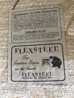 Light fabric couch (Flexsteel) 2