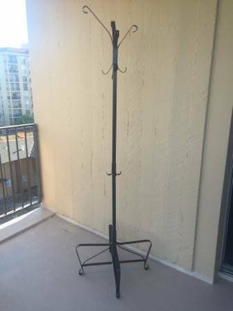 Hat and coat stand, black 1