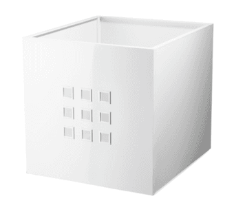 white cube shelf unit (4) with ONE FREE insert white box 2