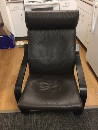 Brown Leather Poang Chair - Best Chair You've Ever Had 2