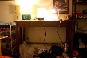 moving sale, desk and table 1