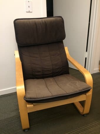 comfy IKEA chair! 1